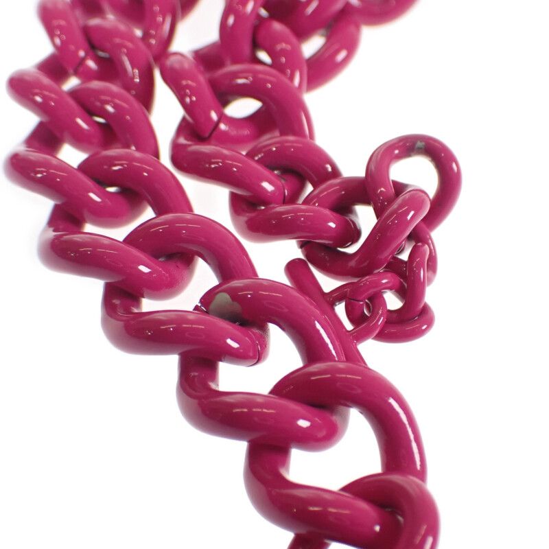 Gucci GG Marmont Belt Bag 699757 Shoulder Bag Leather Fuchsia Pink Ladies [AB