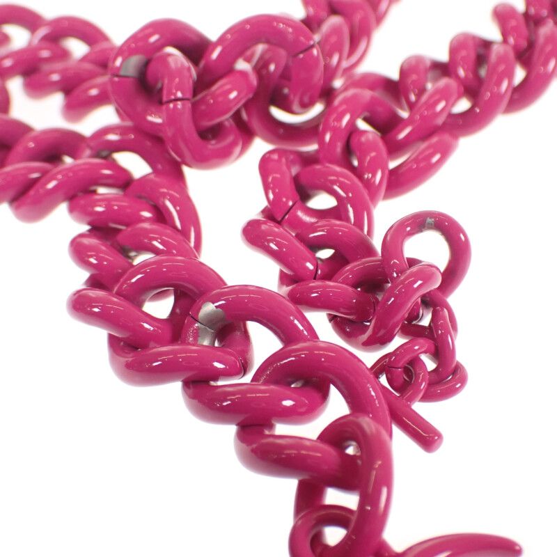 Gucci GG Marmont Belt Bag 699757 Shoulder Bag Leather Fuchsia Pink Ladies [AB