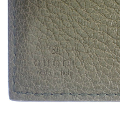 Gucci Logo Compact Wallet Mini 7316940e8ig3352 Trifold Wallet Calfskin Khaki