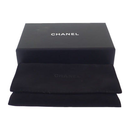Chanel CC Pearl Flat Ap3813_b15723_94305 Card Case Lambskin Black Gold Hardware