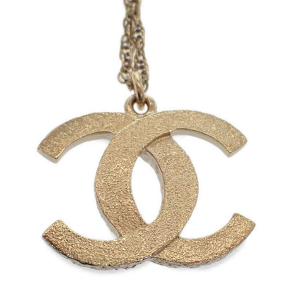 Chanel Coco Mark A99269 Necklace Metal Crystal Gold Men's Ladies [ranked A