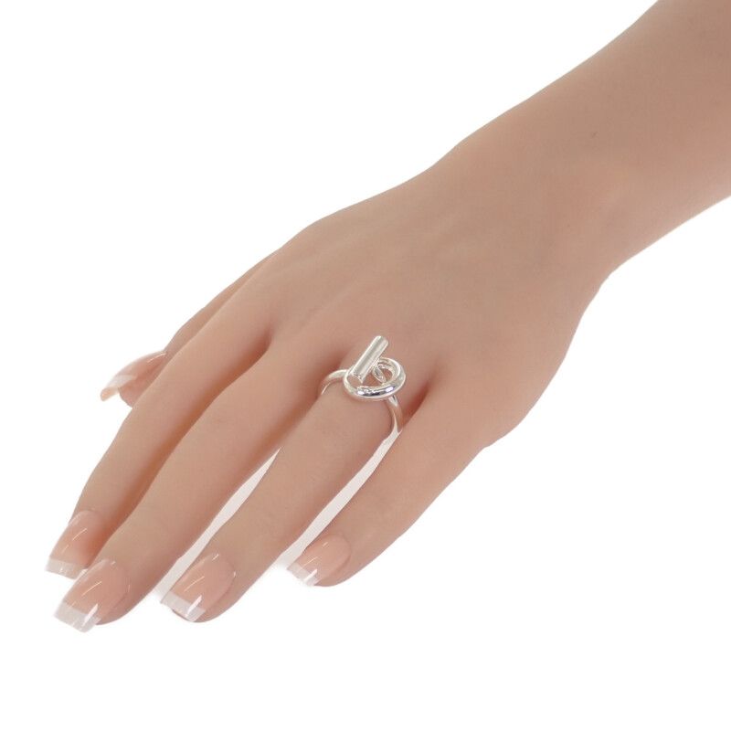 Hermes Echape MM Ring Chaine D'ancre H103658b_00051 Ring Ag925 Silver 925 51