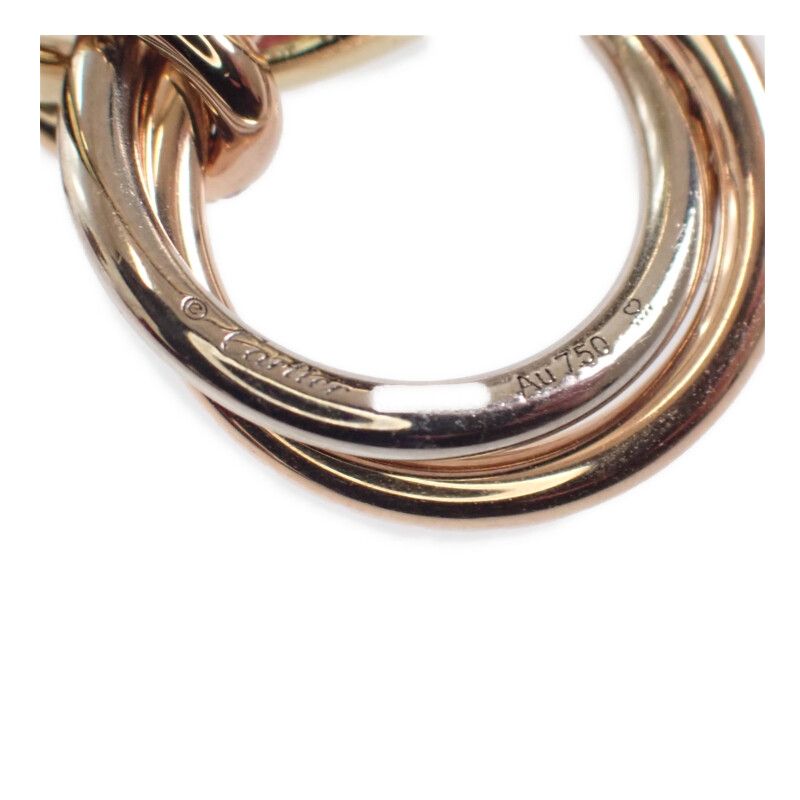Cartier Trinity B3046000 Necklace 18K Pink Gold Pink Gold Pink Sapphire Ladies