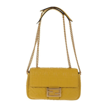 Fendi Baguette Chain Midi 8br793_ah9c_f1e8v Shoulder Bag 2WAY Bag Nappa Leather