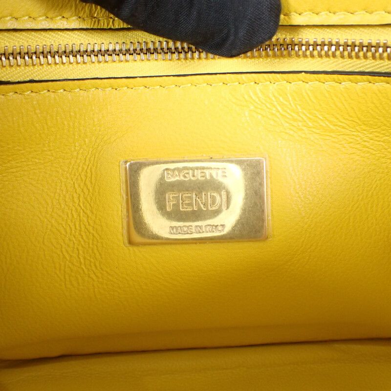 Fendi Baguette Chain Midi 8br793_ah9c_f1e8v Shoulder Bag 2WAY Bag Nappa Leather