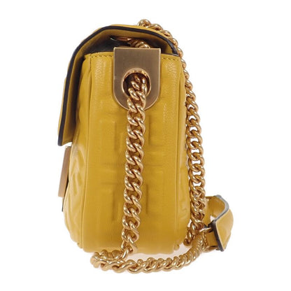 Fendi Baguette Chain Midi 8br793_ah9c_f1e8v Shoulder Bag 2WAY Bag Nappa Leather