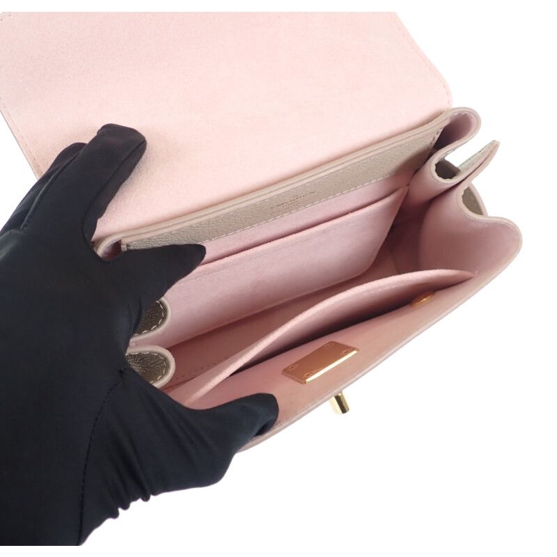 Louis Vuitton Lock Me Ever MINI M21052 2WAY Bag Handbag Shoulder Grain Calfleath