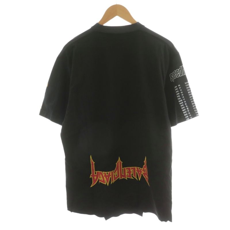Balenciaga 22SS Speed Hunter's Damaged Speed Hunter Upside Down Oversized Tee