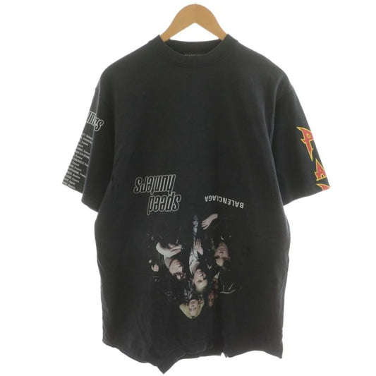 Balenciaga 22SS Speed Hunter's Damaged Speed Hunter Upside Down Oversized Tee