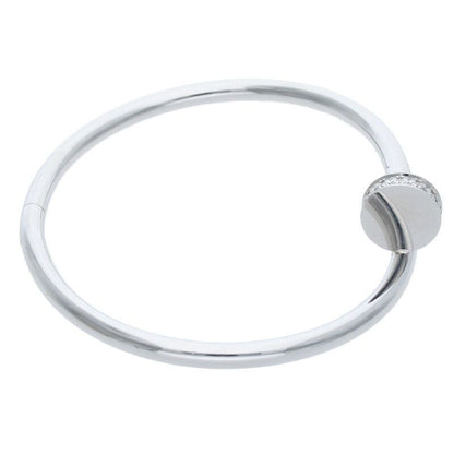 Cartier 18K White Gold Juste Un Clou Half Diamond New Shape Juste UN CLOU