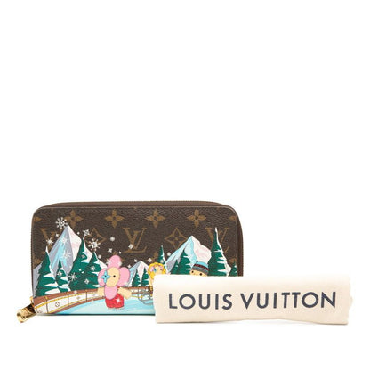 Louis Vuitton Monogram Holiday Collection Zippy Wallet Vivienne Round Zipper