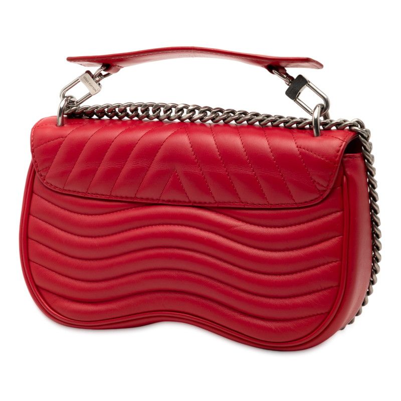 Louis Vuitton New Wave Chain Bag MM Handbag Shoulder Bag 2WAY M51943 Red