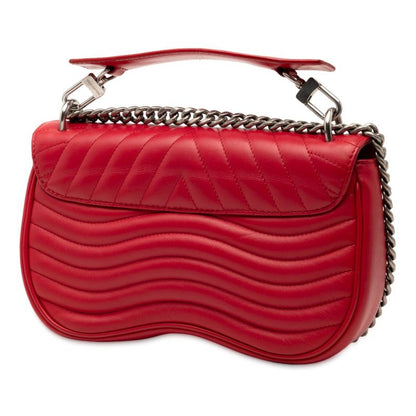 Louis Vuitton New Wave Chain Bag MM Handbag Shoulder Bag 2WAY M51943 Red