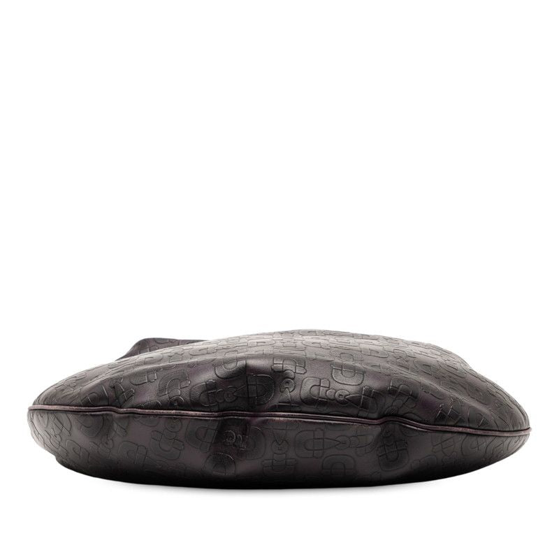 Gucci Horsebit One Shoulder Bag 145764 Purple Leather Women's Gucci