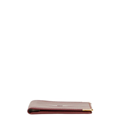 Cartier Must Line Bordeaux Wine Red Leather Ladies Cartier