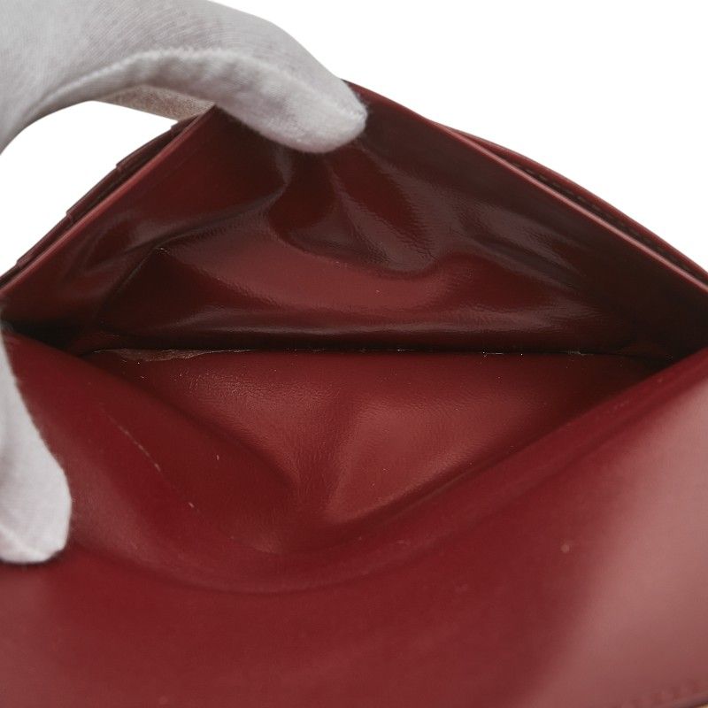 Cartier Must Line Bordeaux Wine Red Leather Ladies Cartier