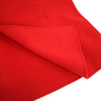 Christian Dior 21aw Wool Cashmere Hooded Cape Coat Red 36