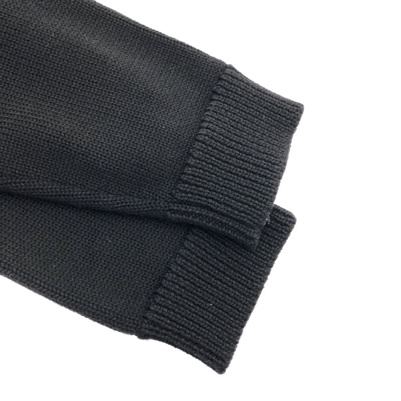 Gucci 18ss Wool Plain Cardigan Bee Wool Knit Cardigan with Badge Decoration