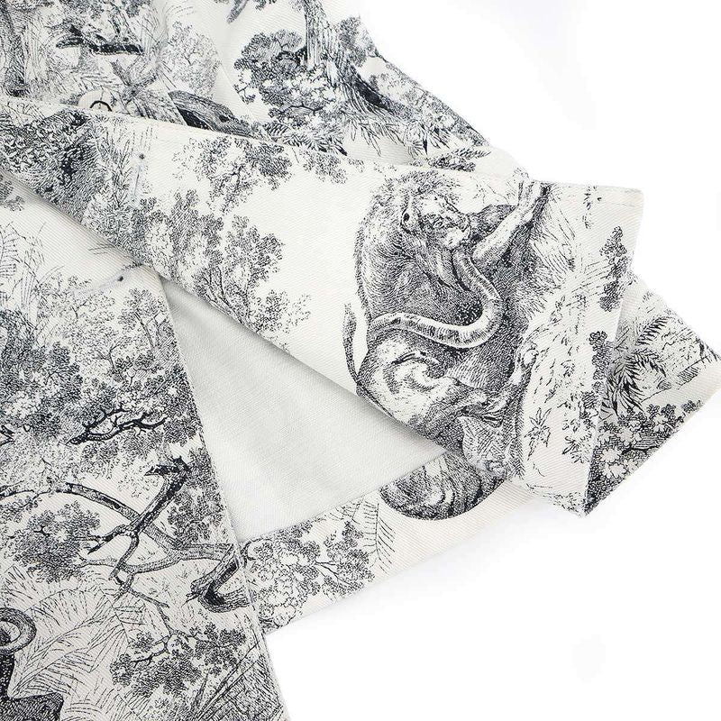 Christian Dior Toile de Jouy Double Tailored Jacket 912v03a3807 White 34