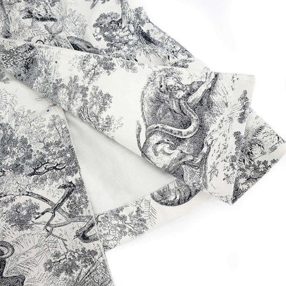 Christian Dior Toile de Jouy Double Tailored Jacket 912v03a3807 White 34