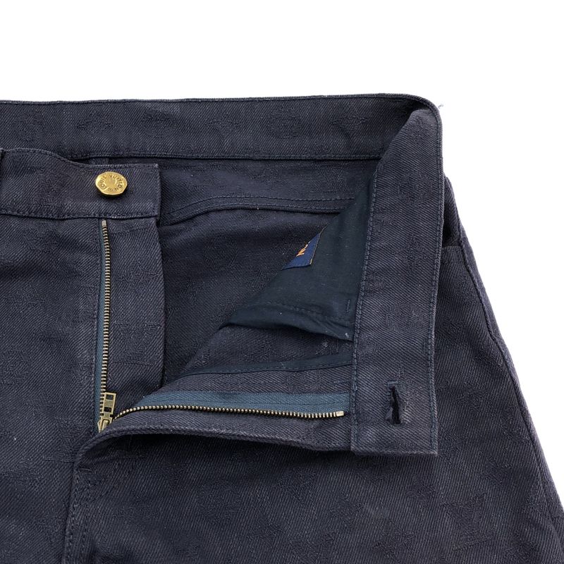 Louis Vuitton 21ss Monogram Denim Pants Lit Hld00w Navy 31