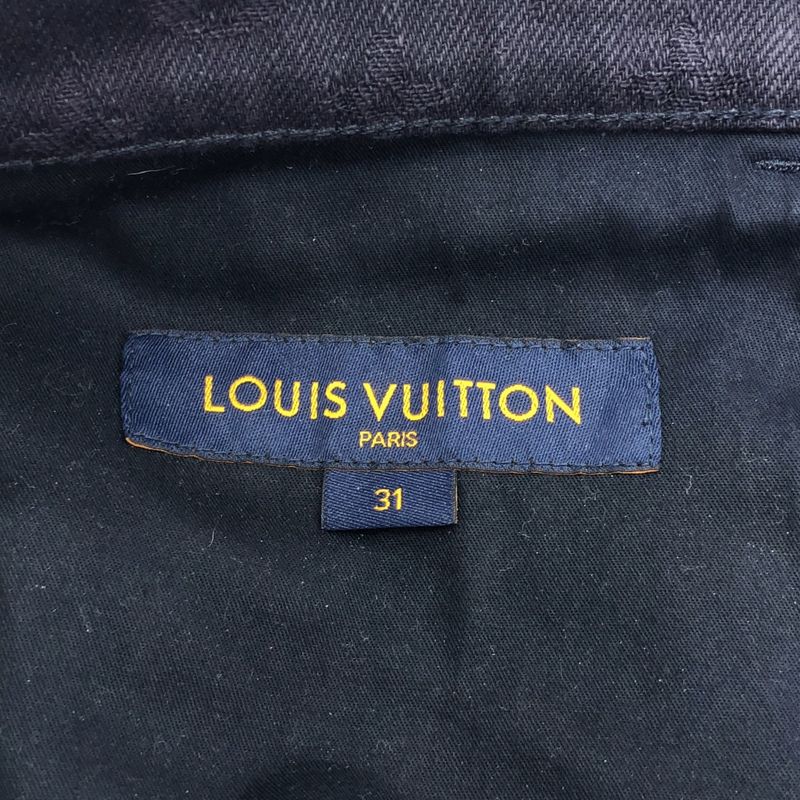 Louis Vuitton 21ss Monogram Denim Pants Lit Hld00w Navy 31