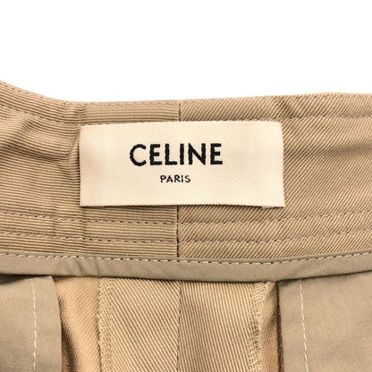 Celine Cotton Twill Lou Loose Fit Cargo Pants 2p06a539w.40bb Beige 34
