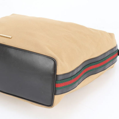 Gucci Sherry Line Leather Tote Bag Shoulder One Shoulder 001 4287 Brown Women's