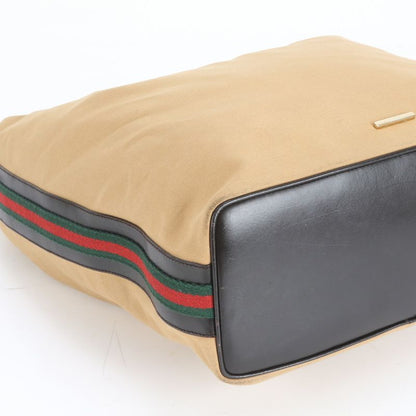 Gucci Sherry Line Leather Tote Bag Shoulder One Shoulder 001 4287 Brown Women's