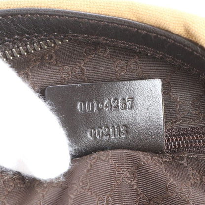 Gucci Sherry Line Leather Tote Bag Shoulder One Shoulder 001 4287 Brown Women's