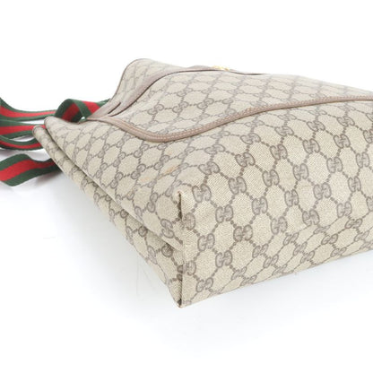 Gucci With Control Card GG Supreme Sherry Line Leather Tote Bag Shoulder