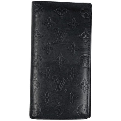 Louis Vuitton Portefeuille Brazza Foldable Monogram Shadow Long Wallet Monogram