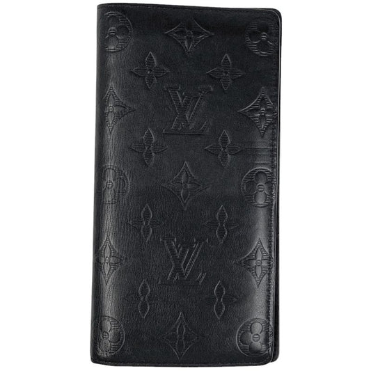 Louis Vuitton Portefeuille Brazza Foldable Monogram Shadow Long Wallet Monogram