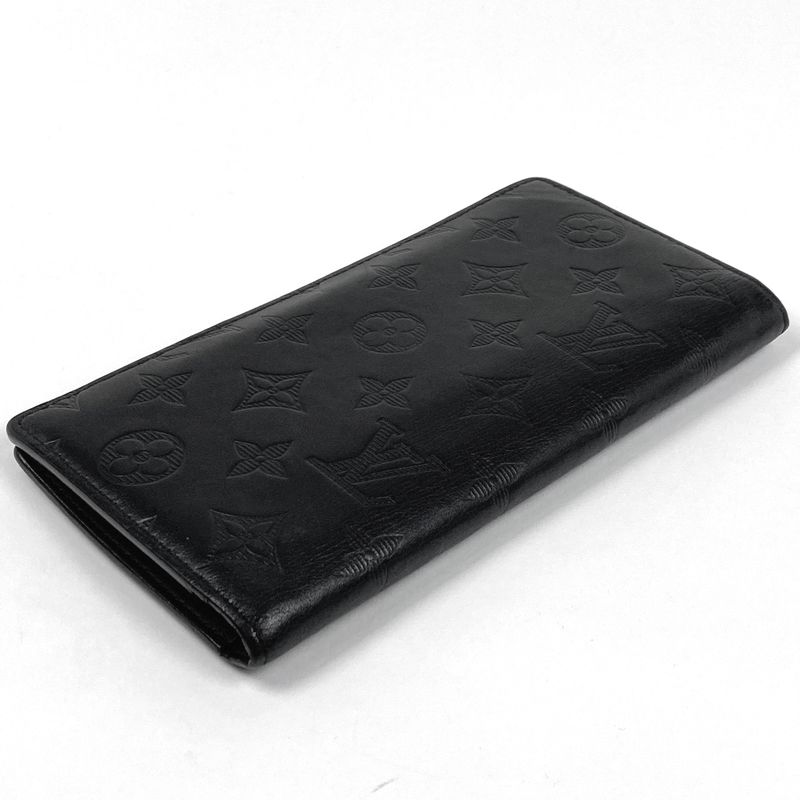 Louis Vuitton Portefeuille Brazza Foldable Monogram Shadow Long Wallet Monogram