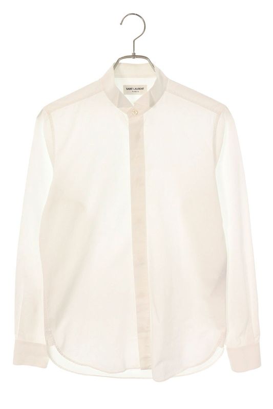Saint Laurent Paris 504094 Y271w Cotton Long Sleeve Shirt Men's 37