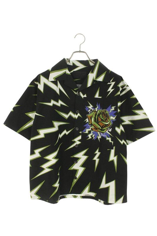 Prada Ucs341 Frankenstein Thunder Short Sleeve Shirt Men's L