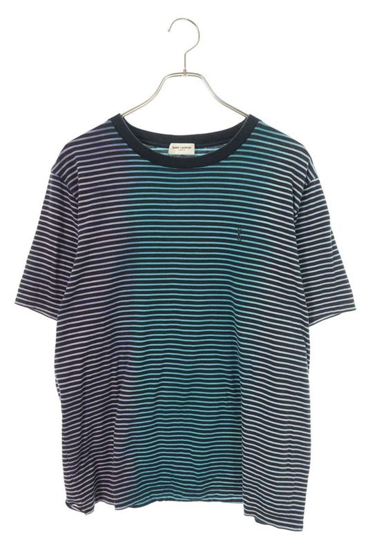 Saint Laurent Paris 648360 Ybyq2 Tie Dye Striped T-shirt Men's L