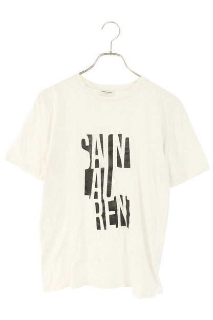 Saint Laurent Paris 577121 Ybjj2 Logo Print T-shirt Men's XS