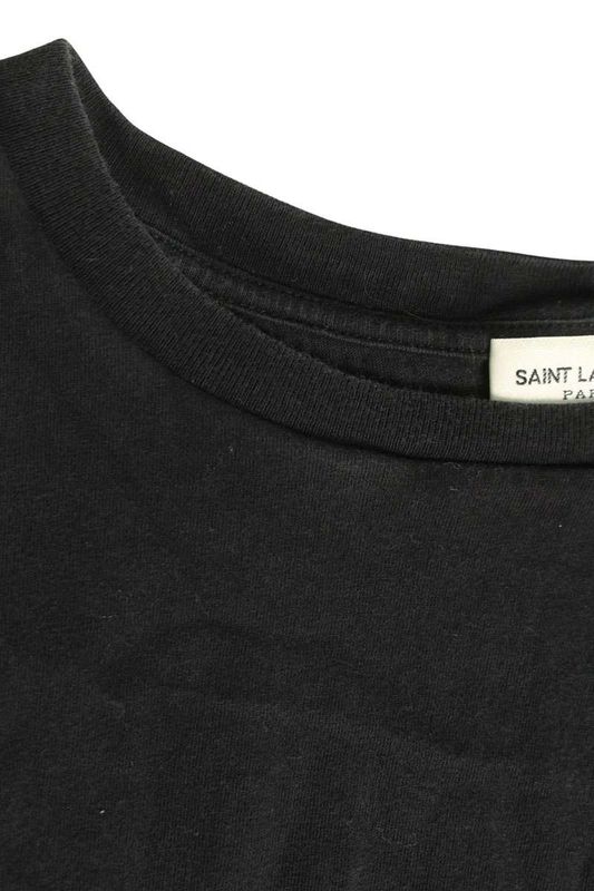 Saint Laurent Paris 577121 Ybjj2 Logo Print T-shirt Men's XS