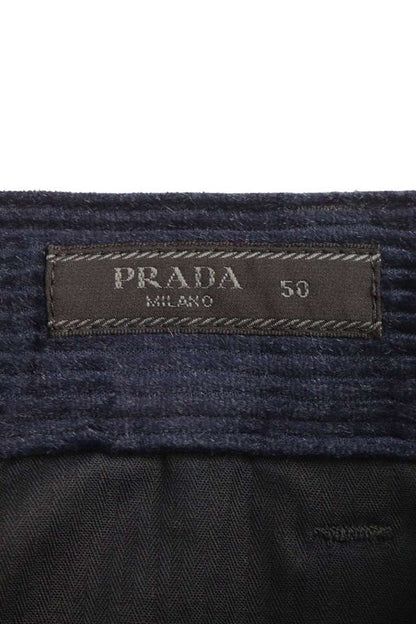 Prada 24SS Up0350 Cashmere Cotton Corduroy Long Pants Men 50