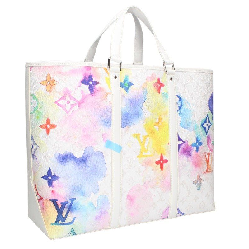 Louis Vuitton M45754 Weekend GM Water Color Monogram Tote Bag Men's GM