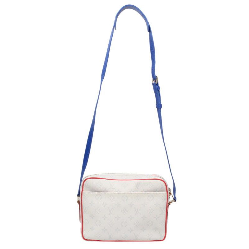 Louis Vuitton M45583 Nile Messenger PM NBA Monogram Leather Shoulder Bag Men's