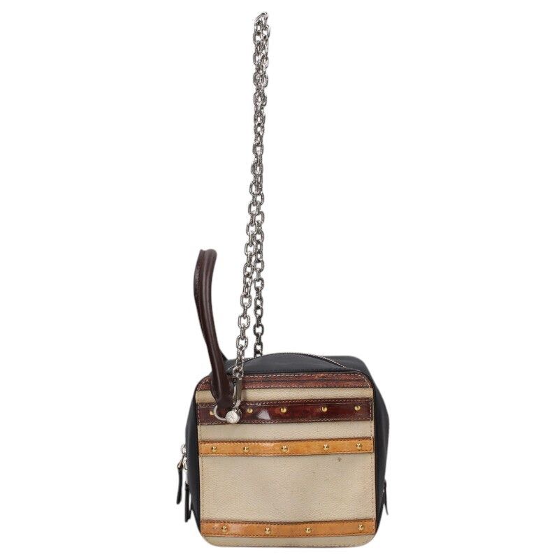 Louis Vuitton M52350 Trompe L'oeil Square 2-way Chain Shoulder Bag For Men