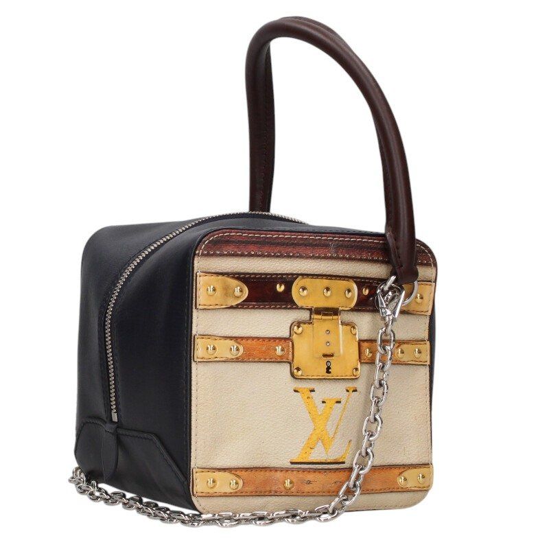 Louis Vuitton M52350 Trompe L'oeil Square 2-way Chain Shoulder Bag For Men