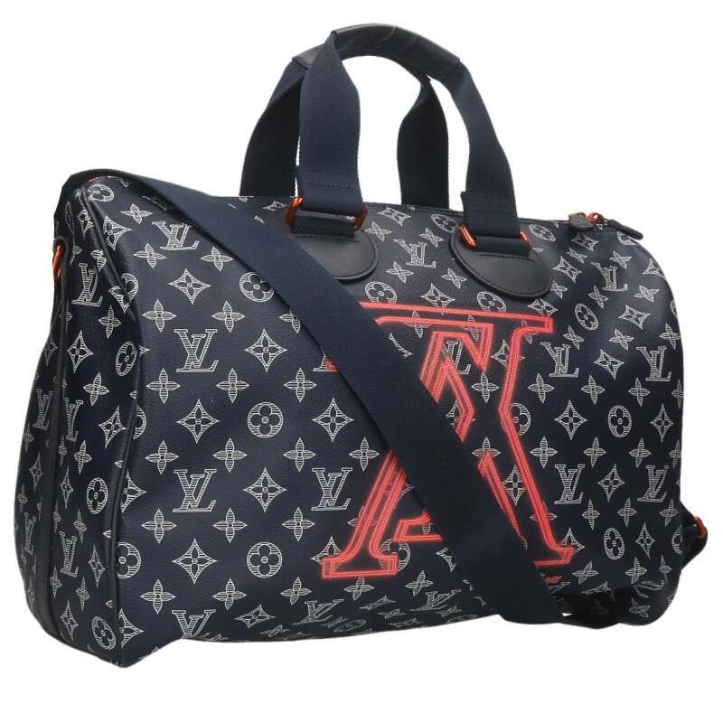 Louis Vuitton M43697 Speedy Bandouliere 40 Reverse Logo Upside Down Monogram