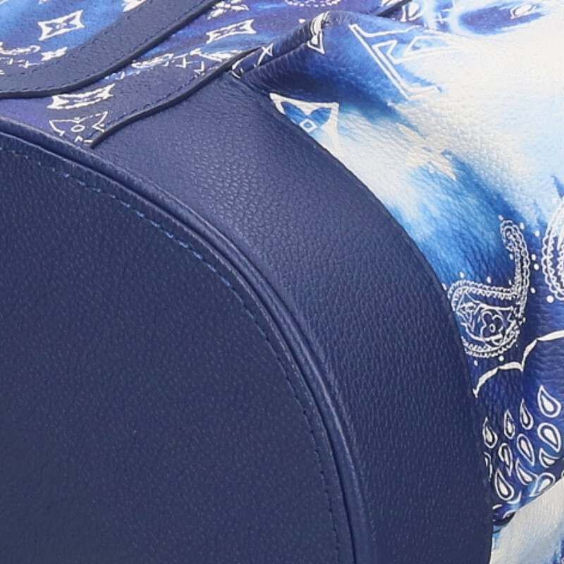 Louis Vuitton M20554 Christopher MM Monogram Bandana Leather Backpack Men's