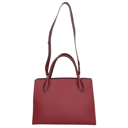 Prada 1ba155 Monochrome Logo 2WAY Handbag Women