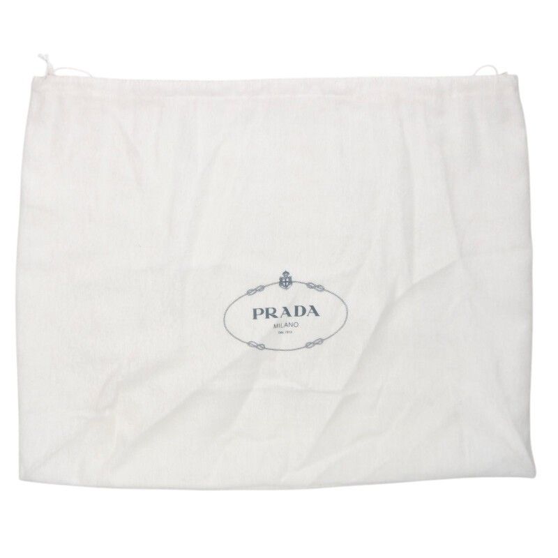 Prada 1ba155 Monochrome Logo 2WAY Handbag Women