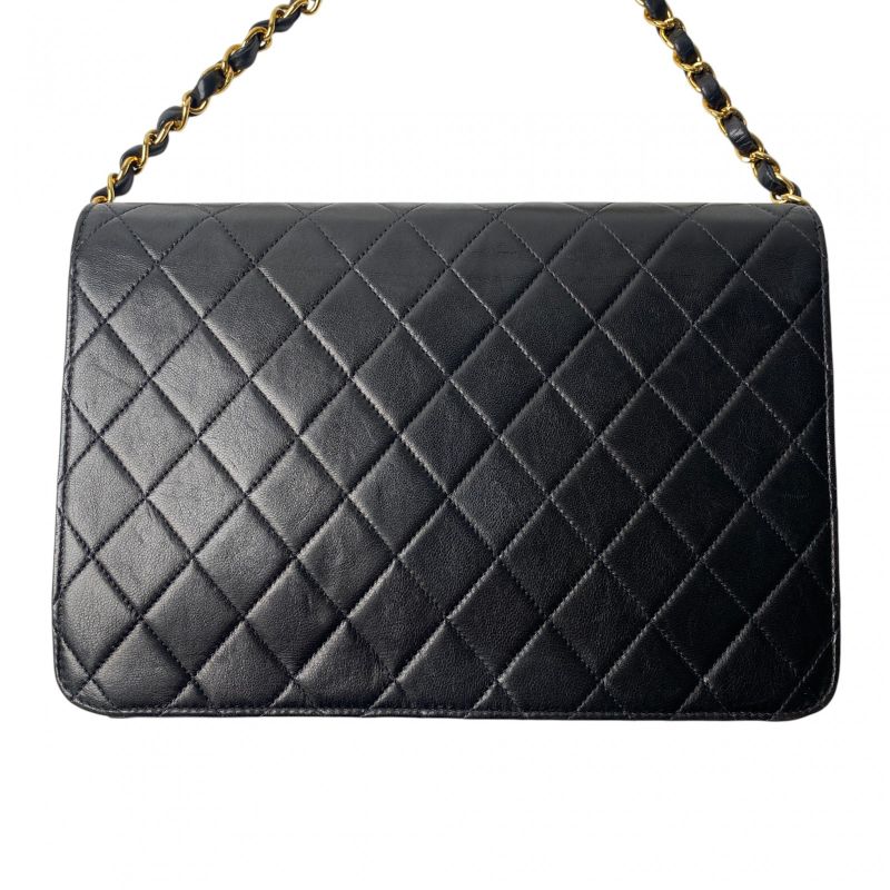 Chanel Women's Matelasse Turnlock Chain Shoulder Bag 7" Diagonal Crossbody