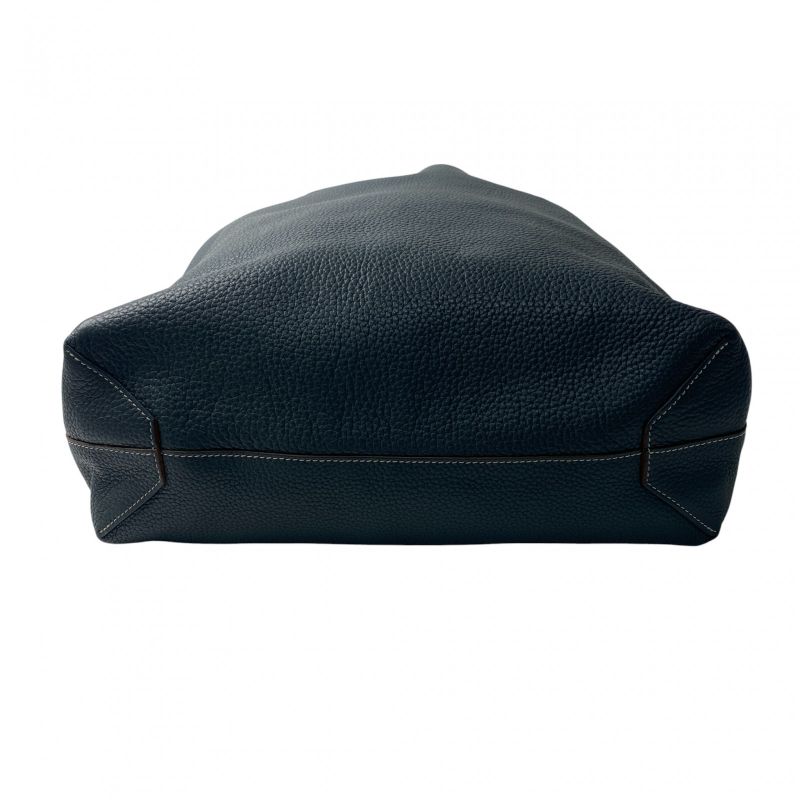 Hermes Women's Double Sens 36 Ciel Pearl Grey Tote Bag ◻Q Engraved Shoulder